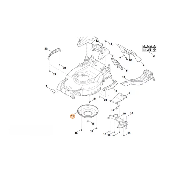 Stihl  Pokrywa 6364 706 0740